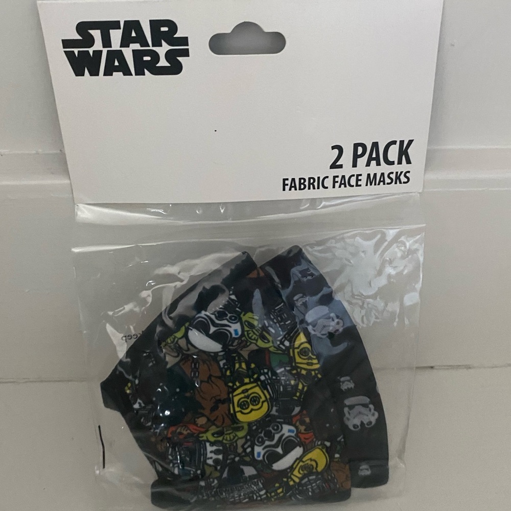 Star Wars Kids Face Masks - Black and Multicolor